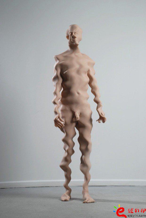 3D打印個(gè)性化私人訂制 藝術(shù)家Richard Dupont的系列3D打印雕塑之一