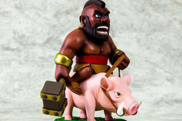 部落沖突-3d打印野豬騎士